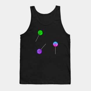 Earth Signs Zodiac Lollipop Set Tank Top